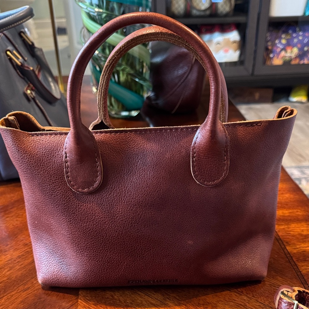 Portland Leather Goods Large Raindrop in Nutmeg
